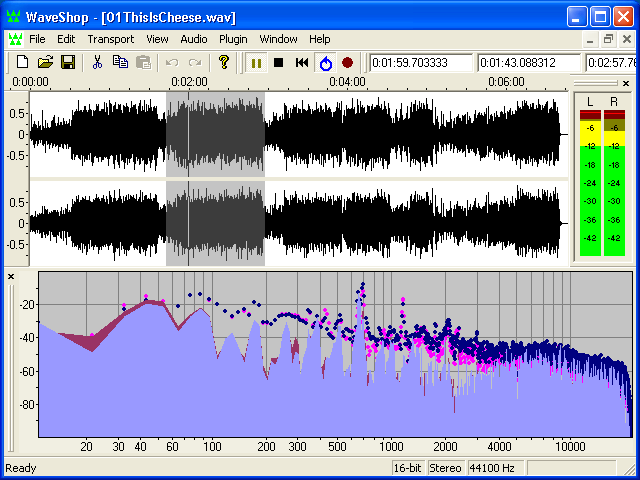 WaveShop Peak-Hold Meters