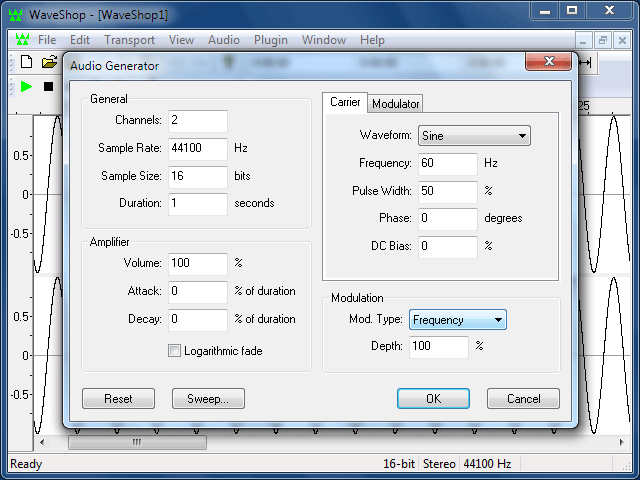 WaveShop Audio Generator